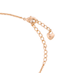 Close-up of the gold-plated bracelet lobster clasp and adjustable extender chain