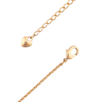 Lobster clasp and adjustable extender chain detail
