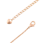 Lobster clasp and adjustable chain detail on bracelet