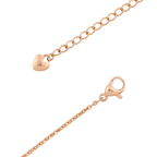 Lobster clasp with adjustable chain on gold bracelet