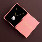 Floral pendant necklace in a Zircon Jewels gift box