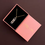 Pendant necklace displayed in a Zircon Jewels gift box