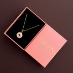Halo pendant necklace in a Zircon Jewels gift box