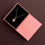 Drop pendant necklace in a Zircon Jewels gift box