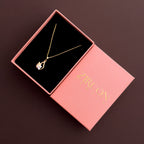 Teardrop pendant necklace in a Zircon Jewels gift box